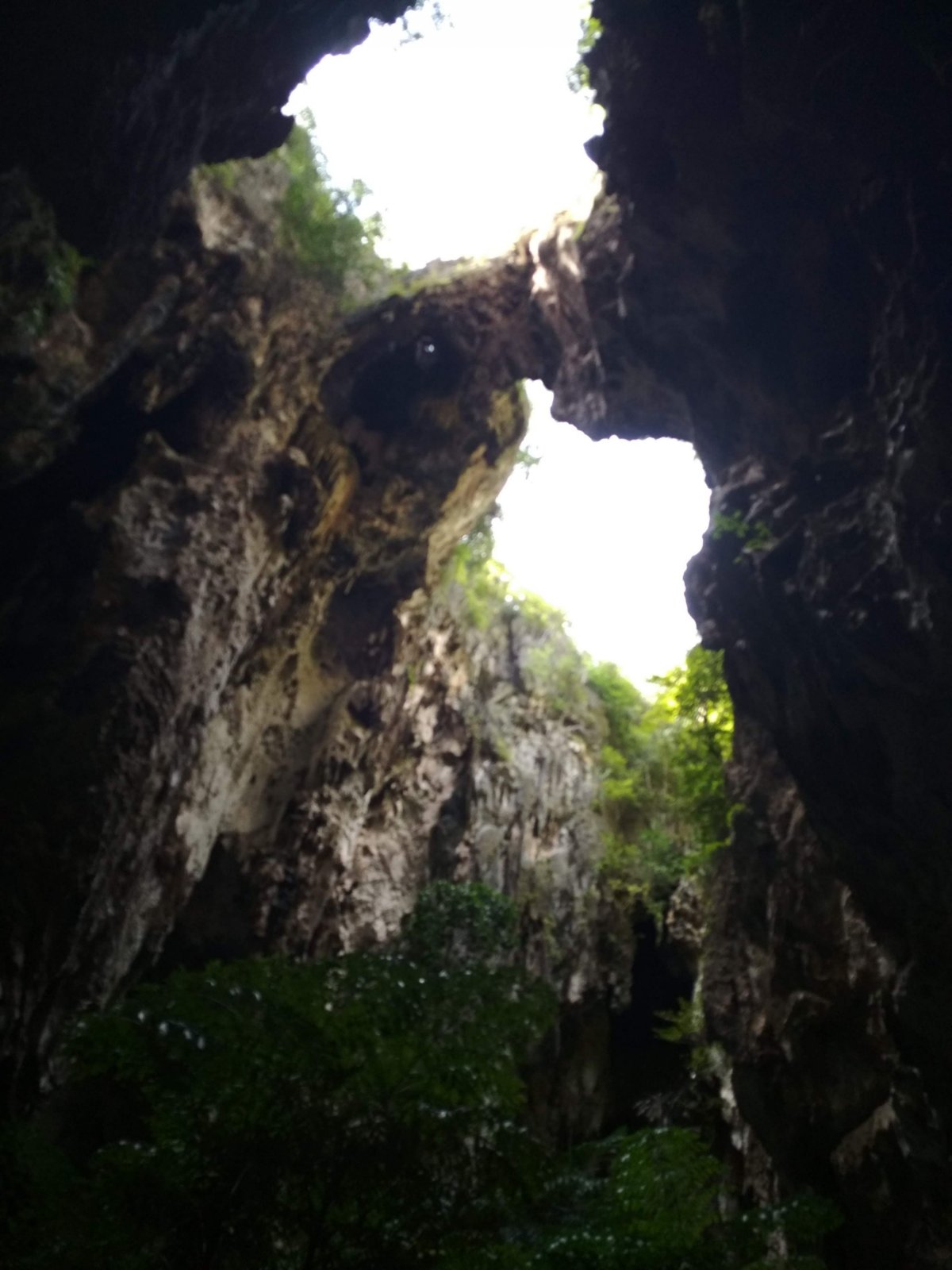 První jeskyně s mostem