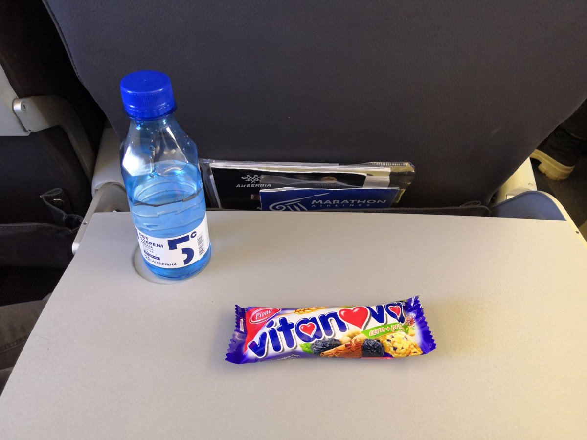 Občerstvení v letadle