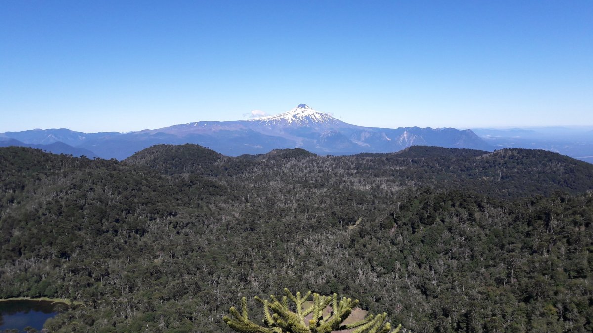 Pohled z vyhlídky El Cañi.
