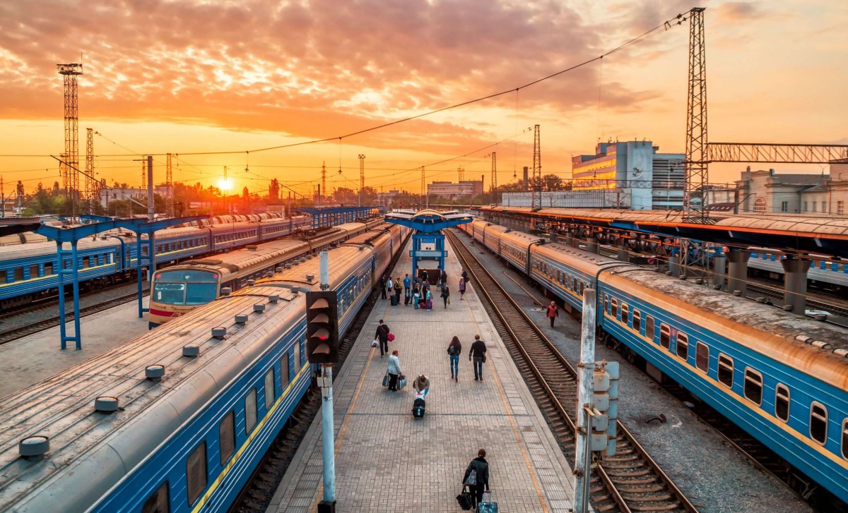 Vlaky na Ukrajině