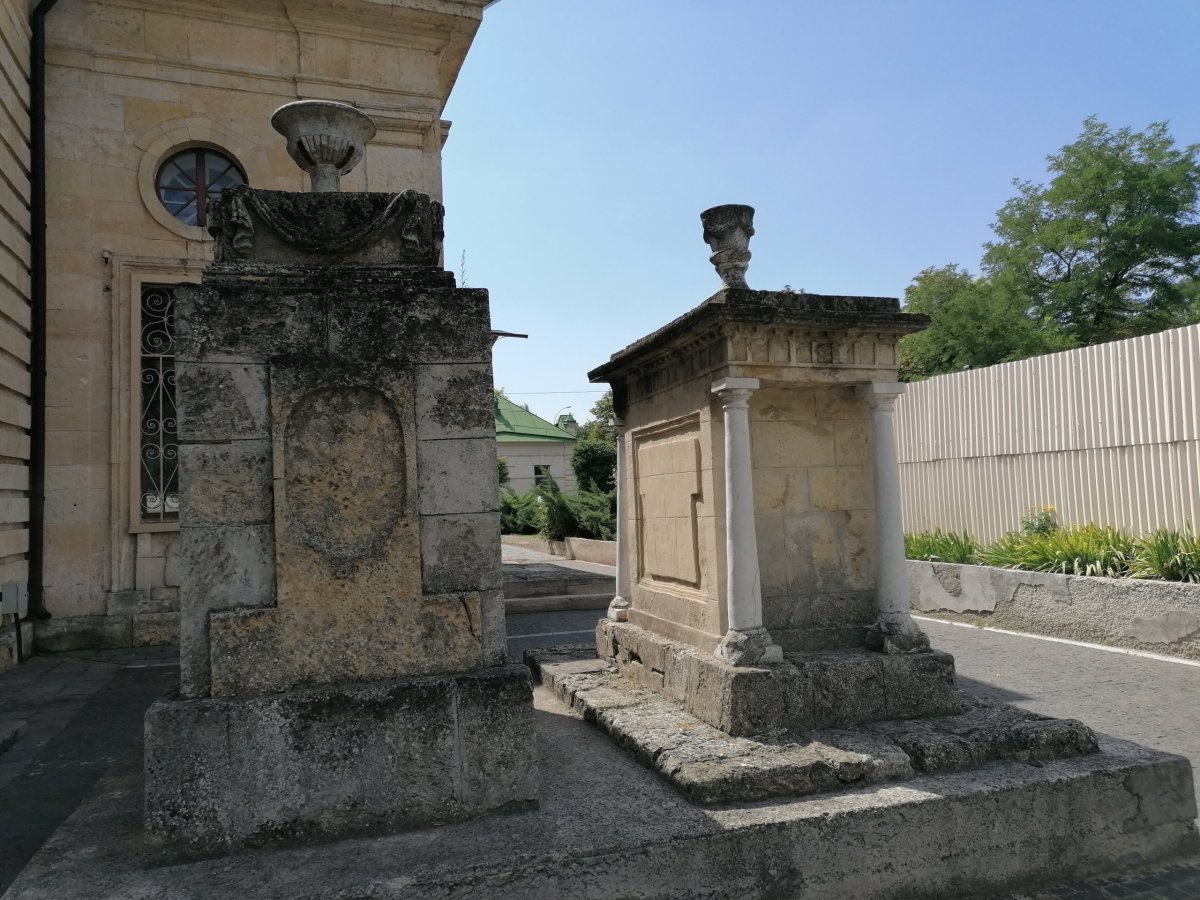 náhrobky v Chersonu