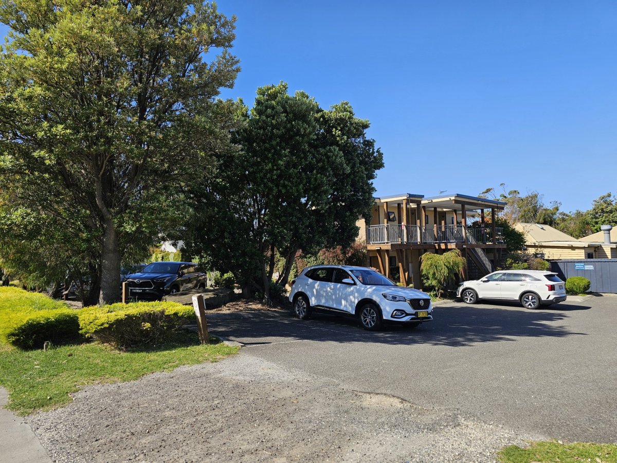 Parkoviště u Sandpiper Motel