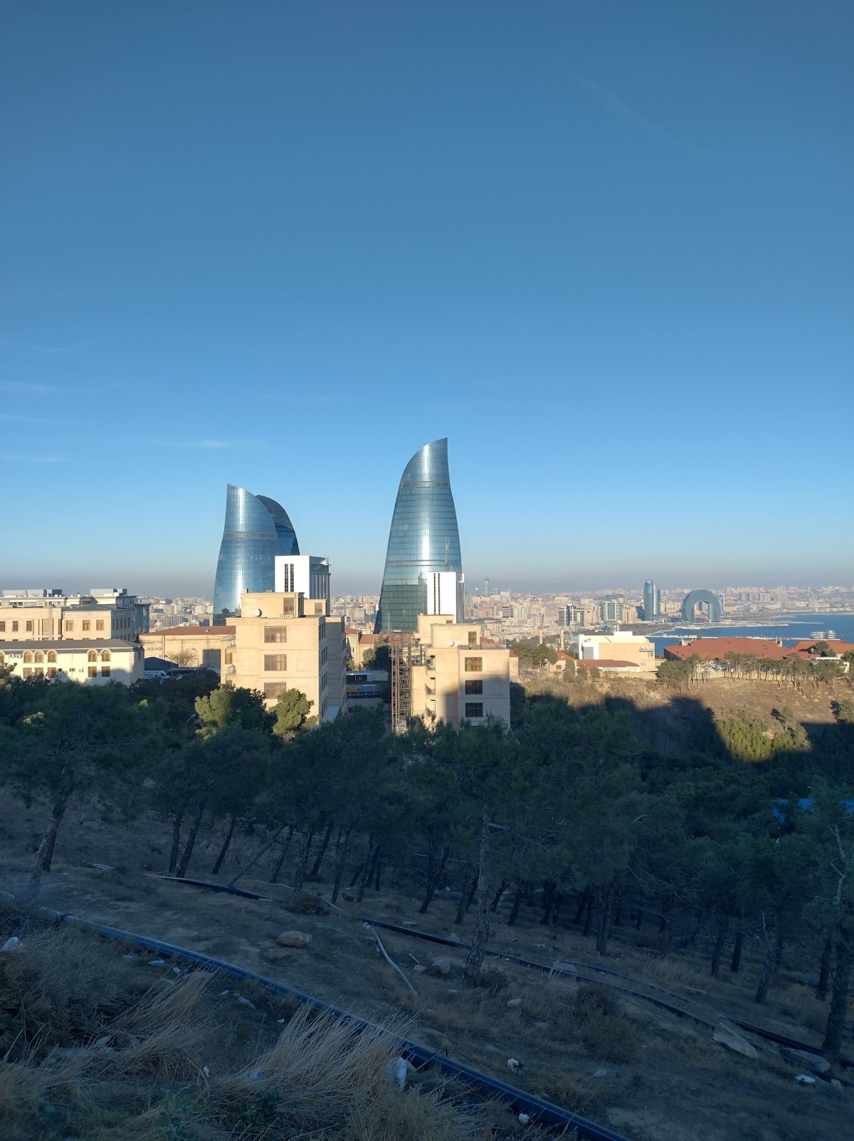 Výhled na Baku