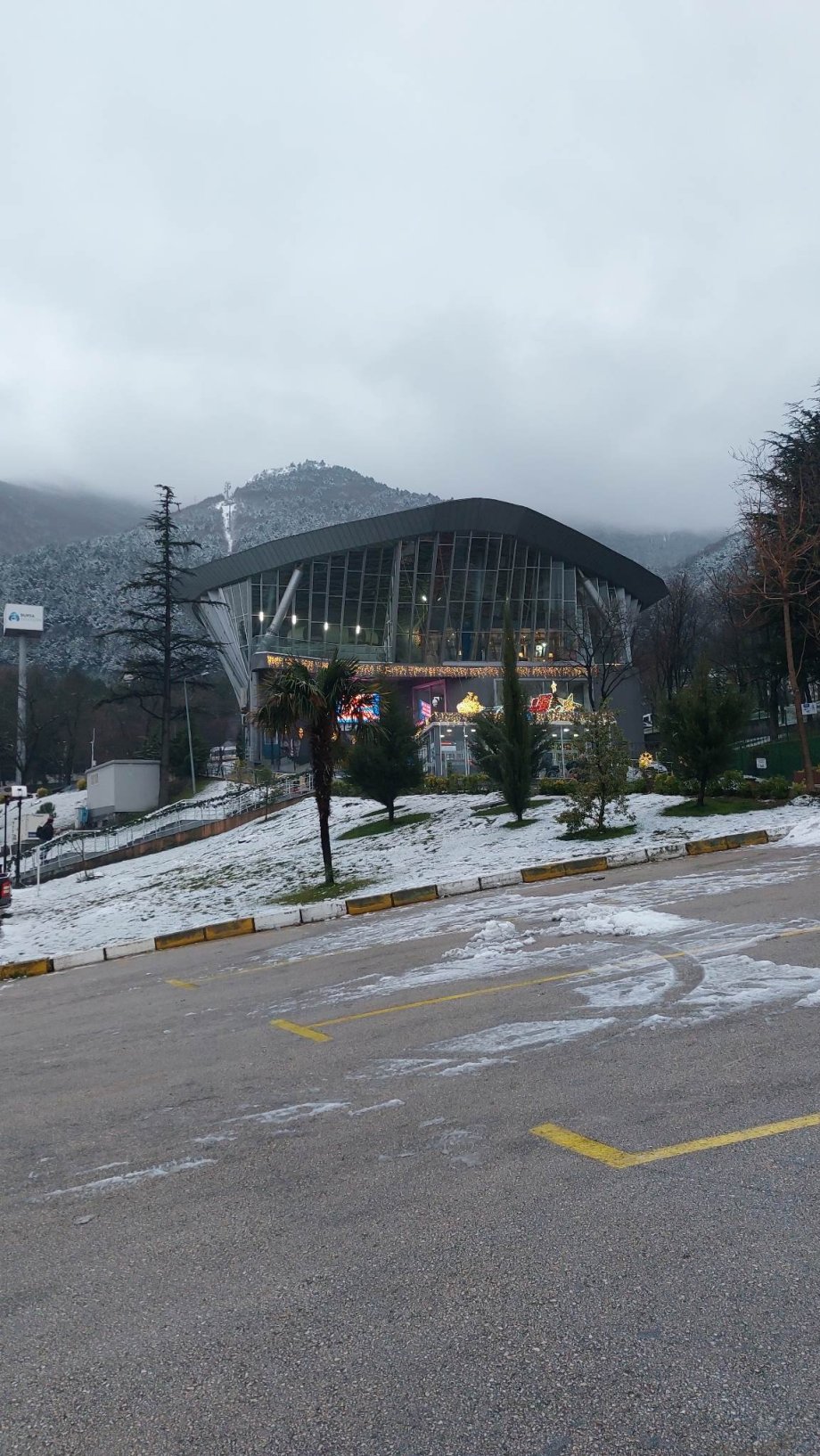 Spodní stanice lanovky na Uludag.