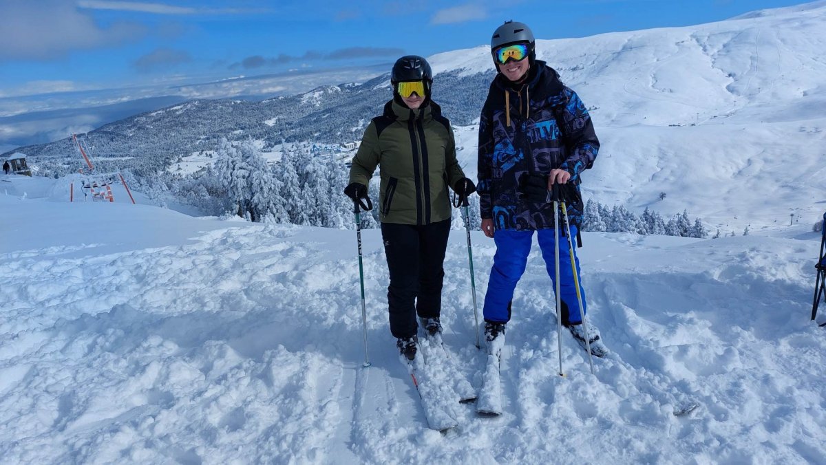 Nejvyšší point ski areálu.