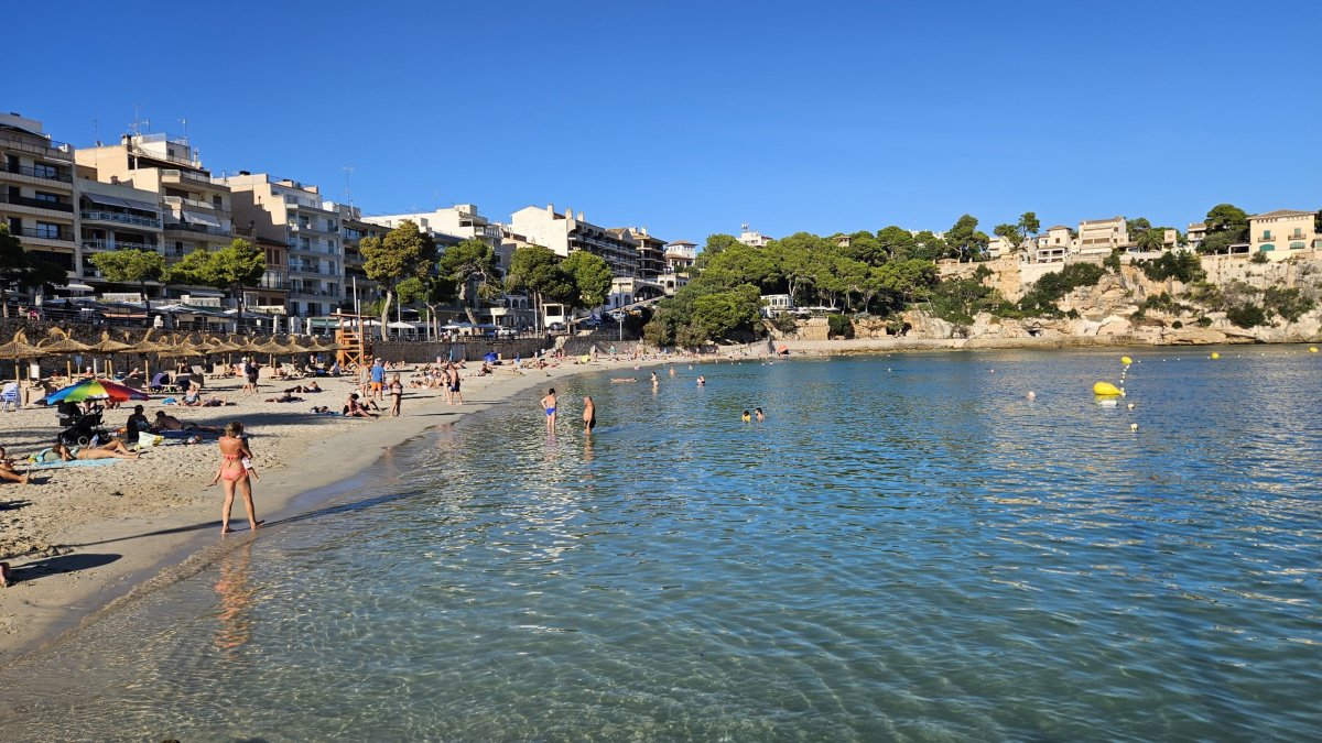 Městská pláž v Portocristo