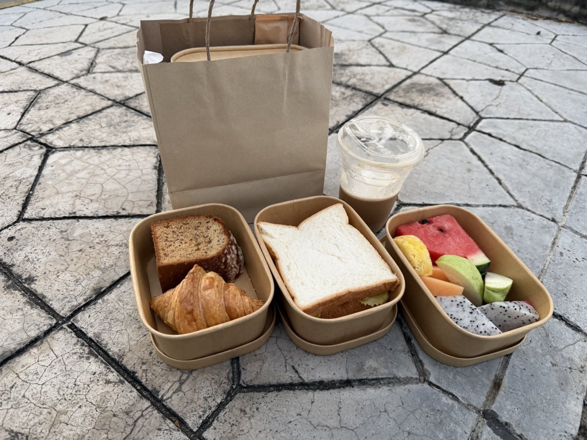 Snídaňový balíček s sebou