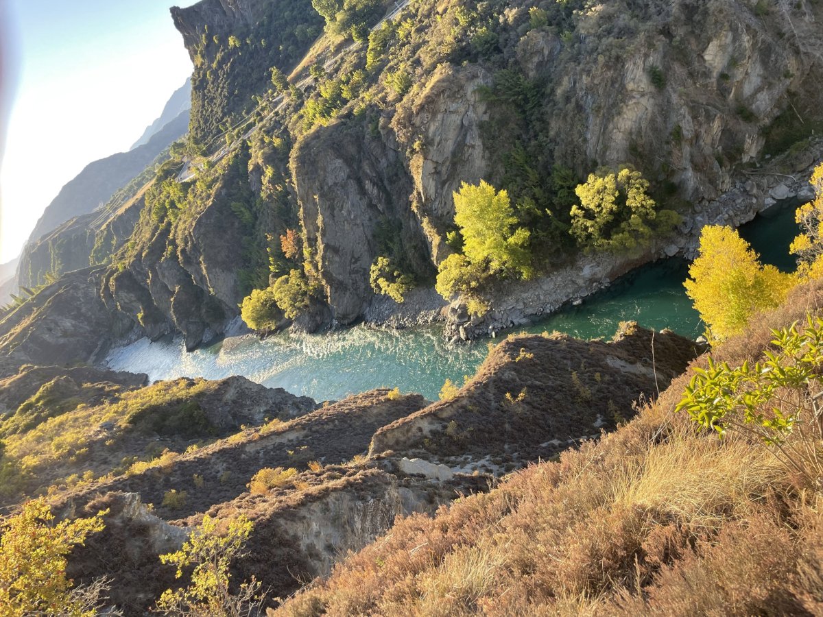 Koryto řeky Kawarau