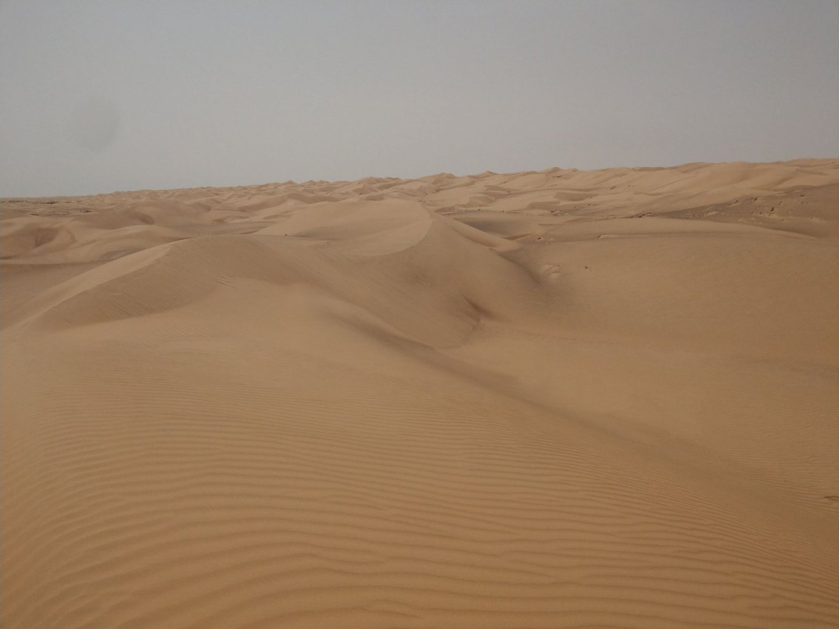 rozpálená poušť
