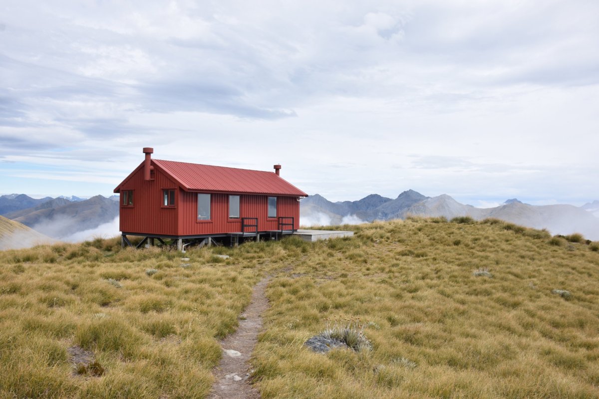 Brewster Hut, West Coast, Nový Zéland