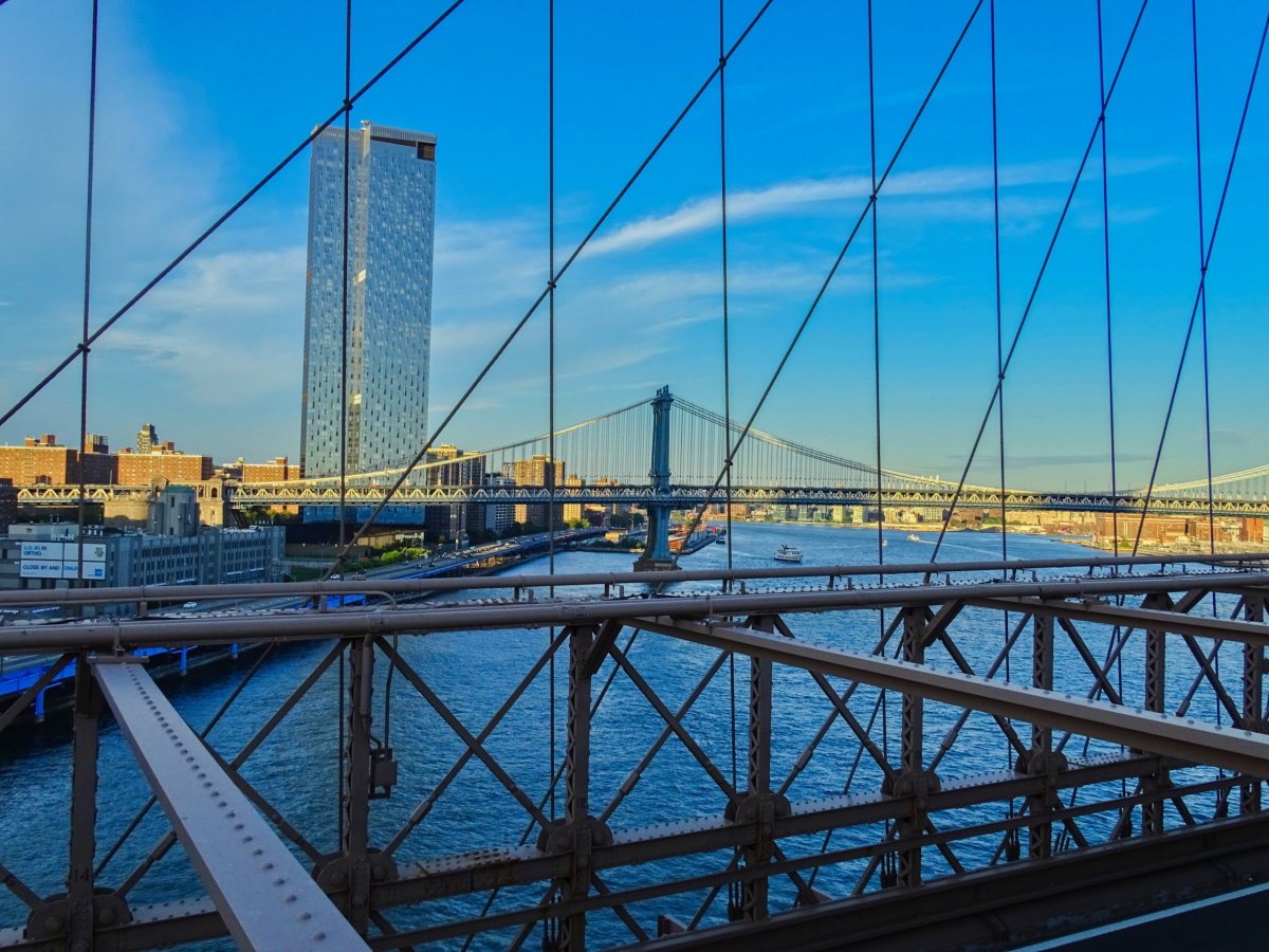 Výdhled na Manhattan Bridge