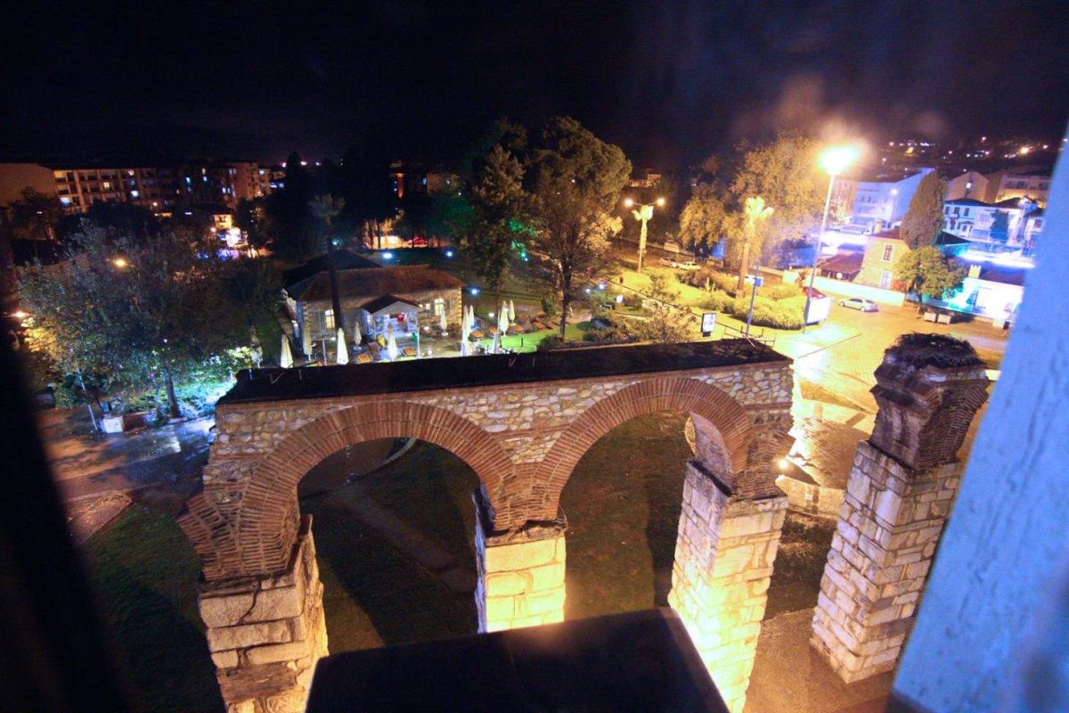 Výhled z hotelu v Selcuku