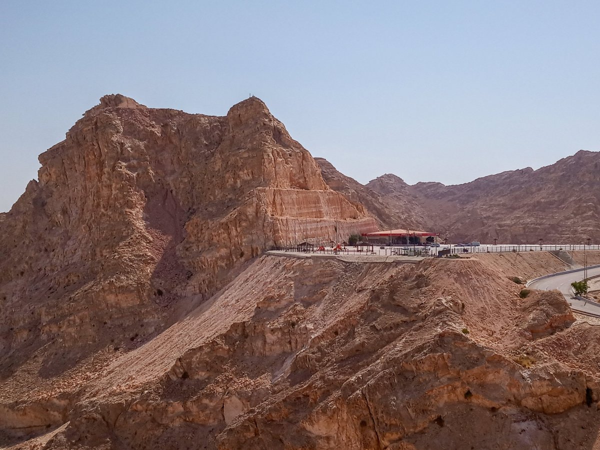 Parkoviště na Jebel Hafeet