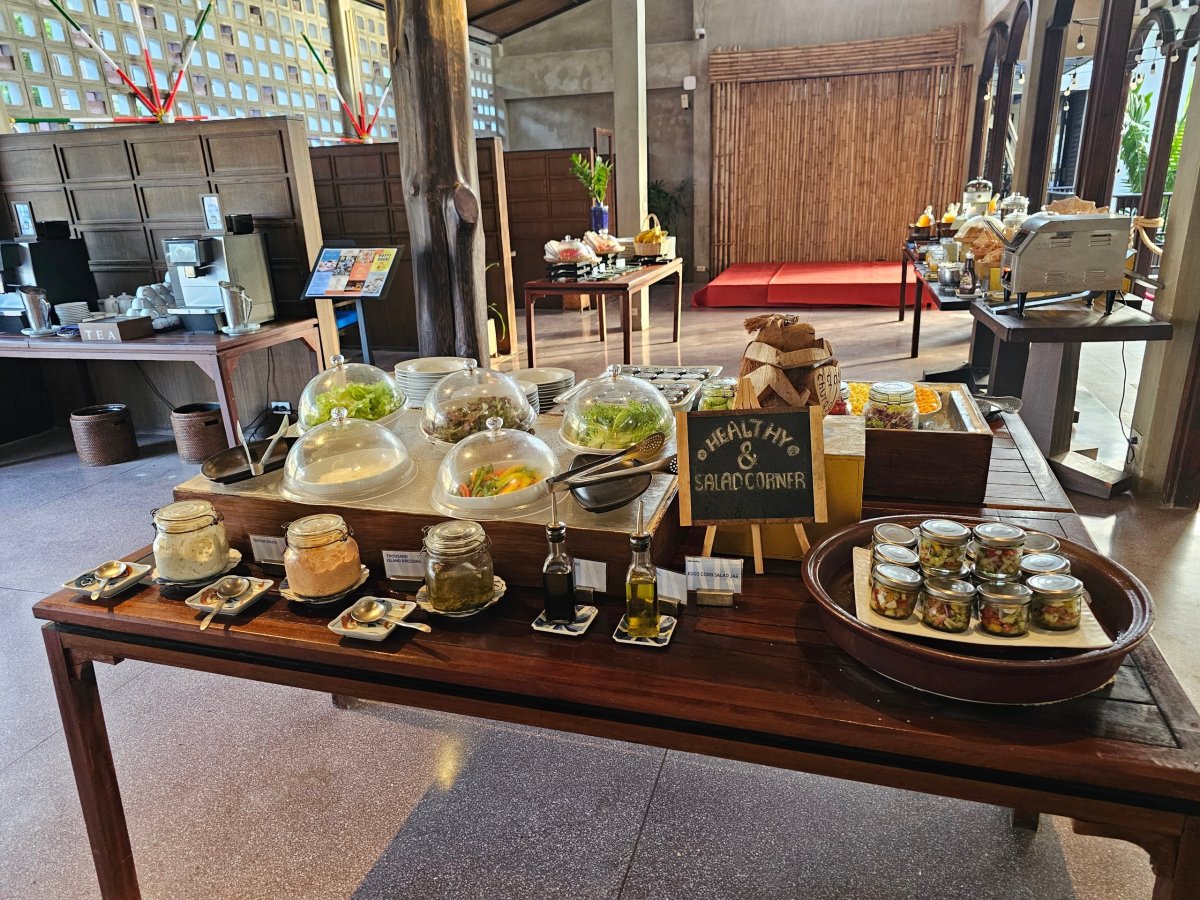 Snídaně - zdravý a salátový koutek