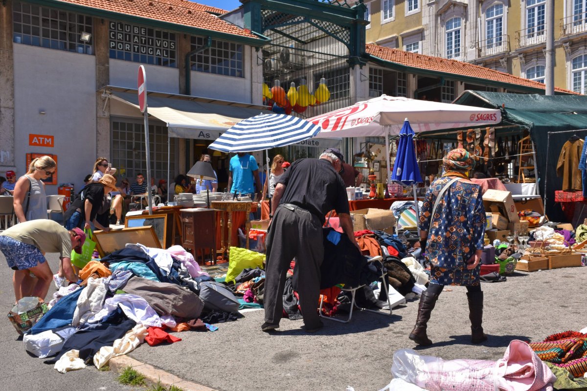 bleší trh Mercado de Santa Clara