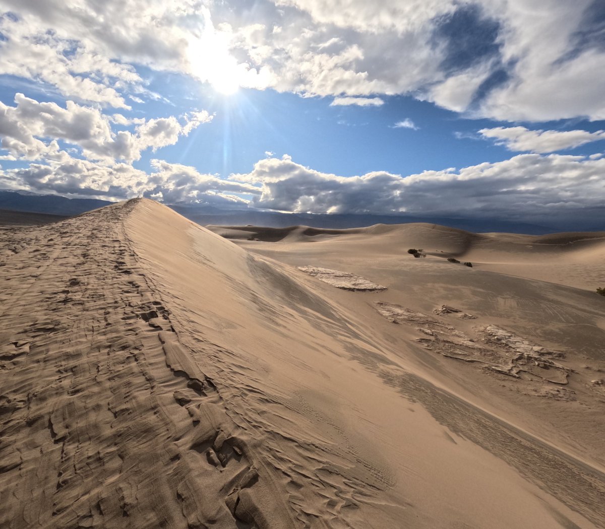 Písečné duny Mesquite Flat Sand Dunes