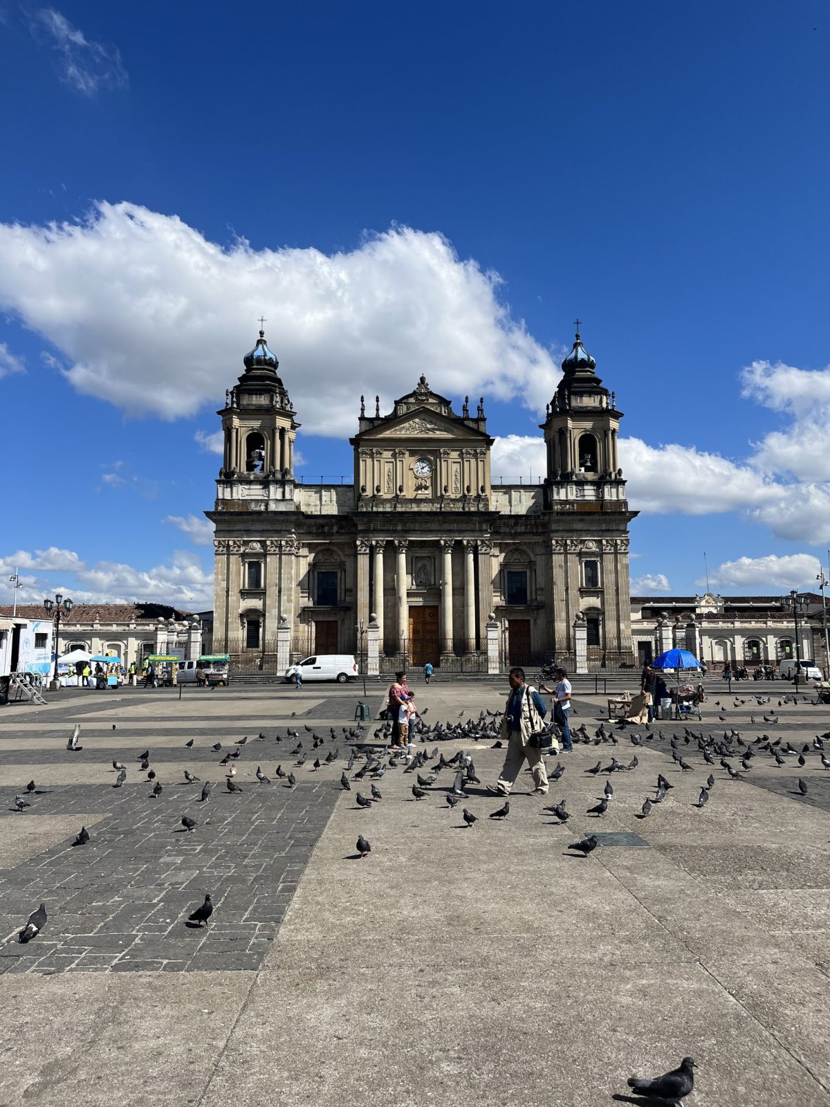 Pohled na klášter v Guatemala City