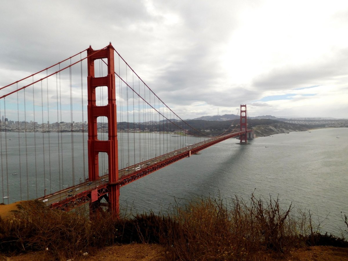 Golden Gate - třetího dne opadla mlha