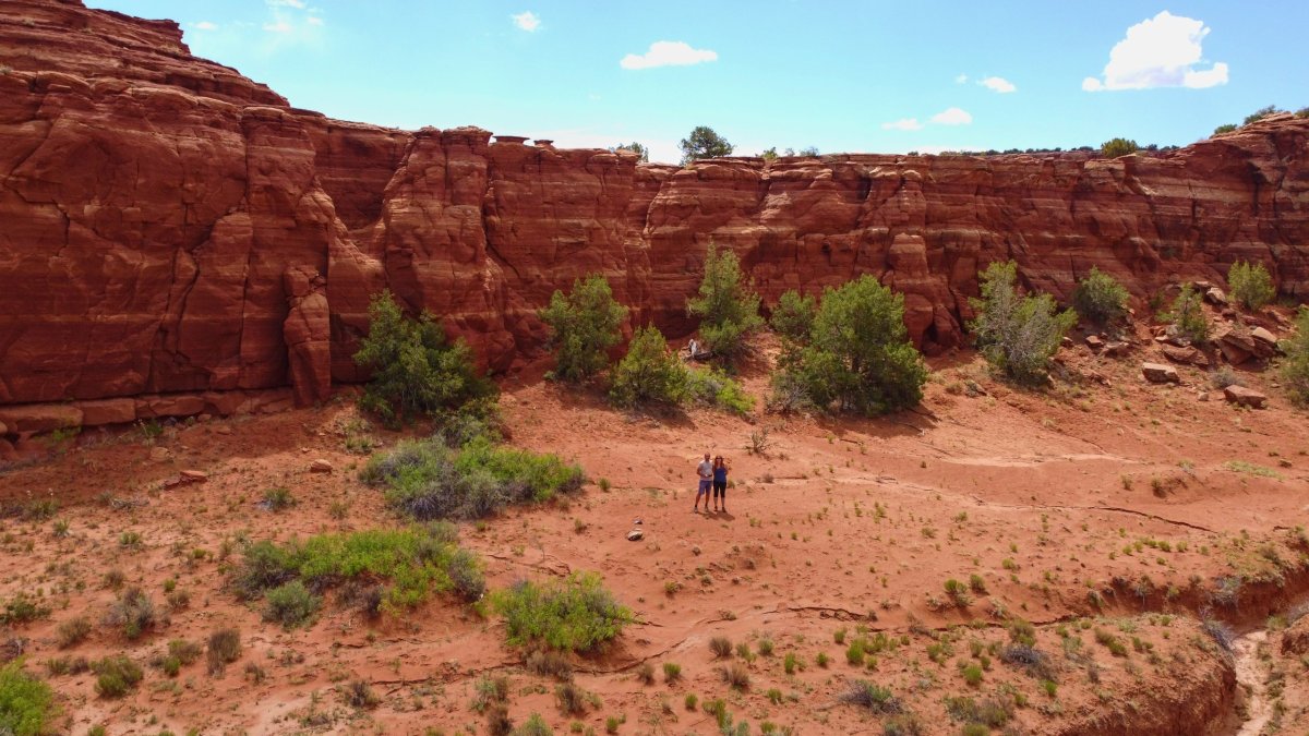 Poušť v blízkosti Canoncito