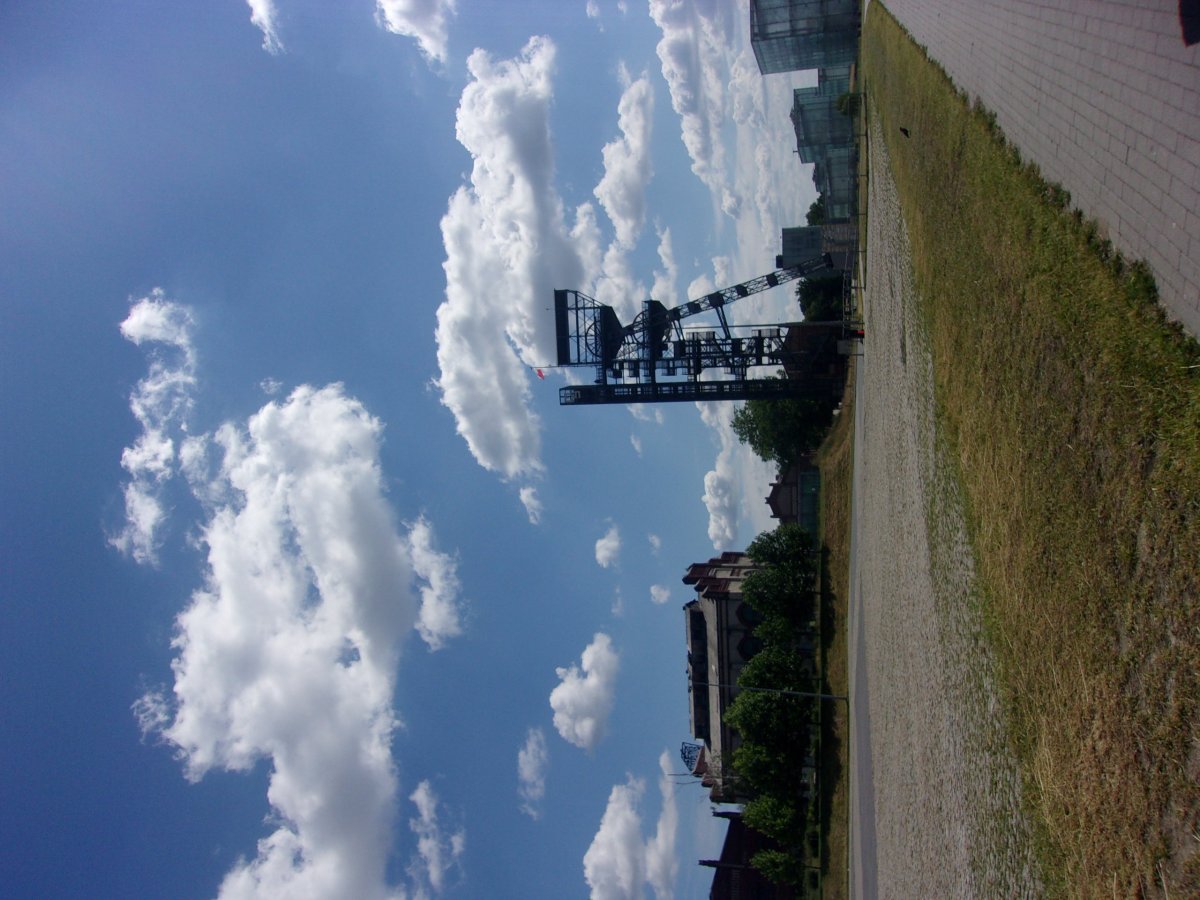 Bývalý průmyslový areál, kde je muzeum