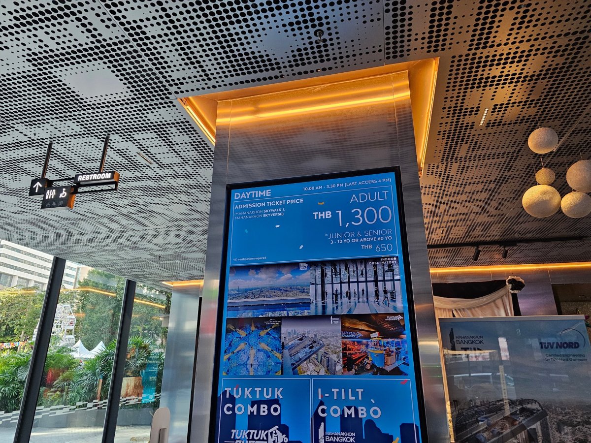 King Power Mahanakhon - aktuální ceník 2027