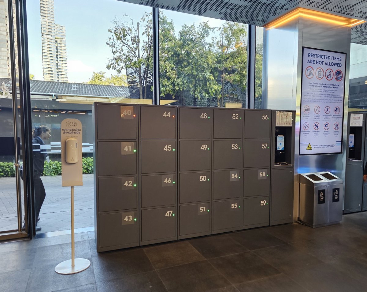 King Power Mahanakhon - úschovna zavazadel
