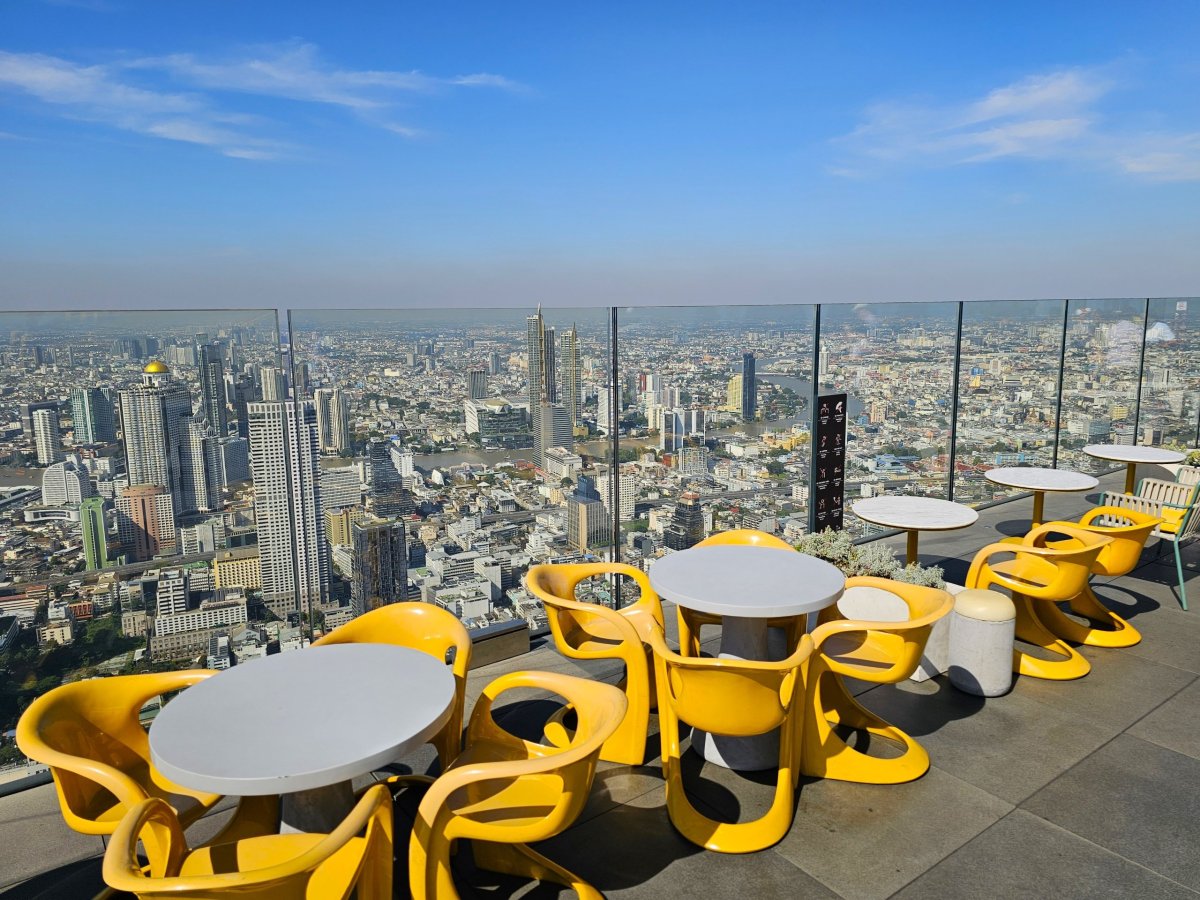 King Power Mahanakhon - rooftop vyhlídka