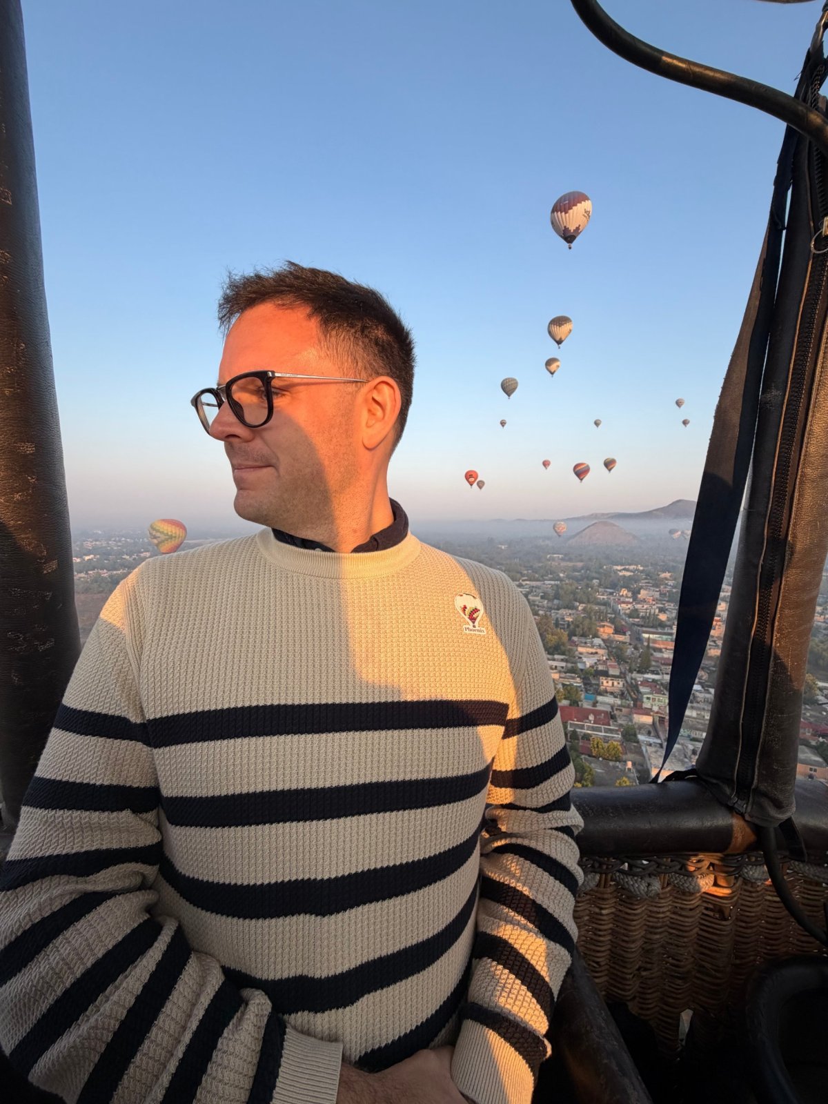 Já v balonu nad pyramidami