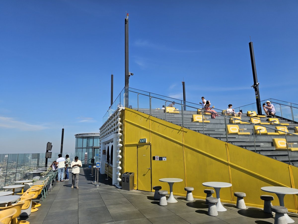 King Power Mahanakhon - rooftop vyhlídka