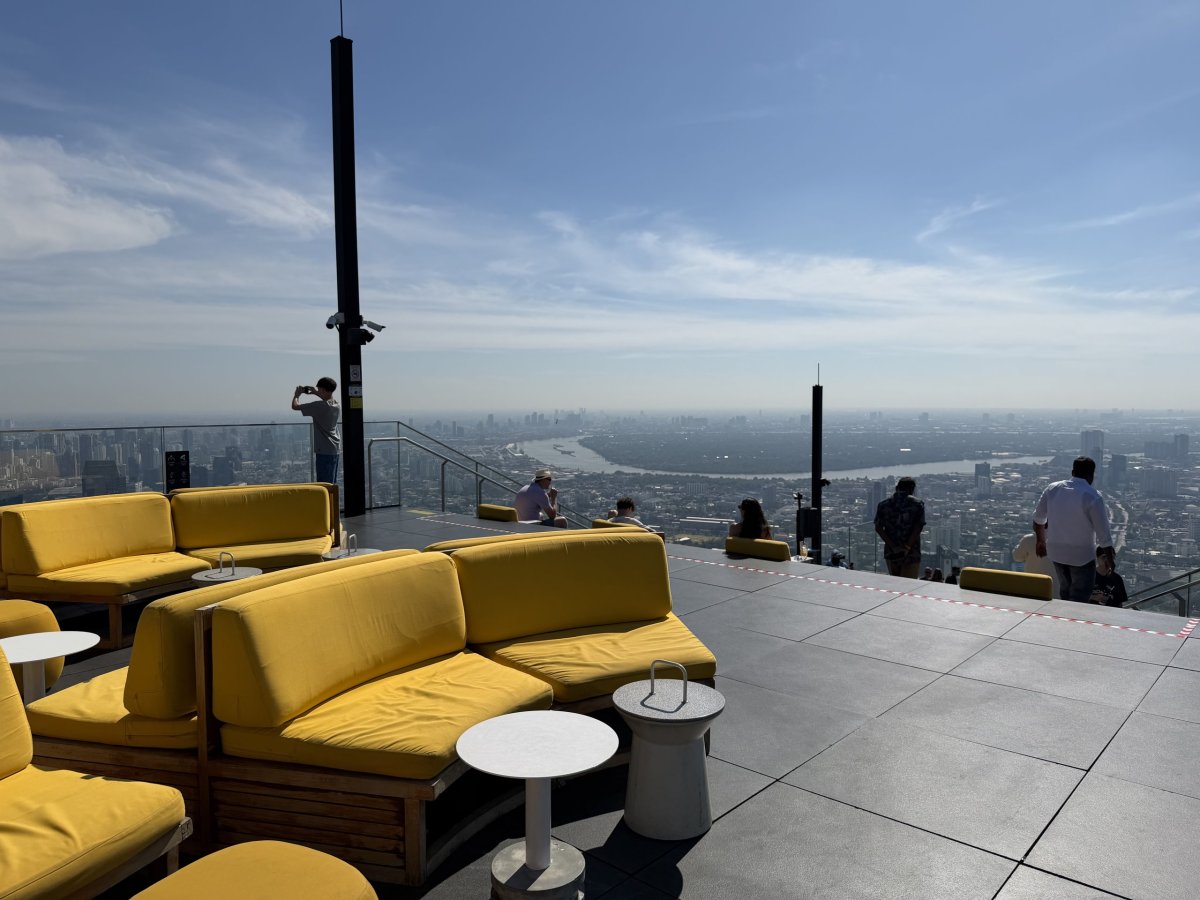 King Power Mahanakhon - rooftop vyhlídka