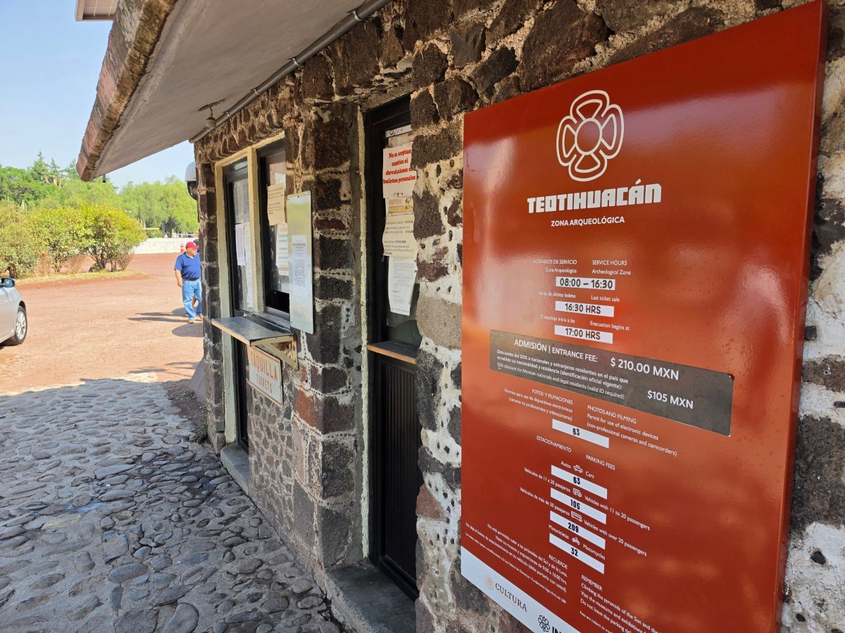 Ceny a otevírací doba Teotihuacán