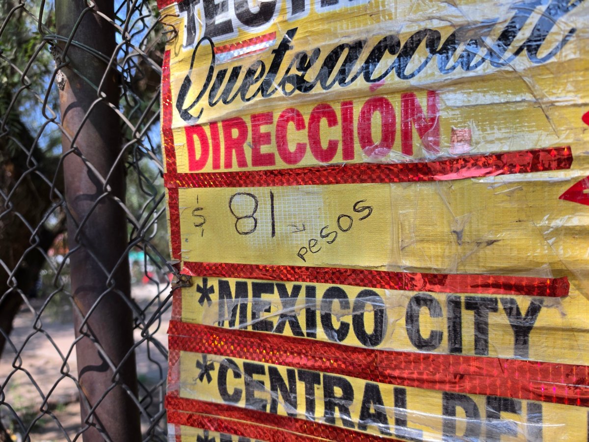 Cena autobusů směr Mexico City centrum