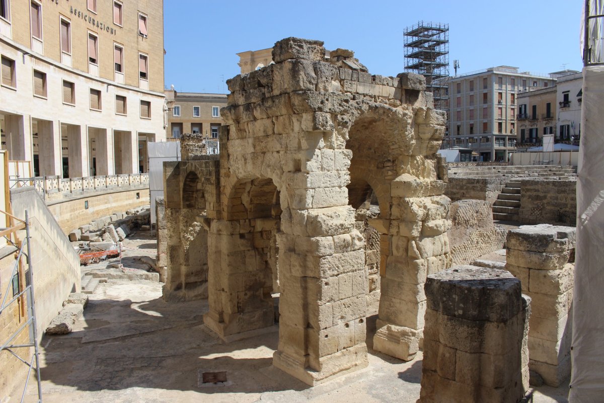 Římský amfiteátr v Lecce
