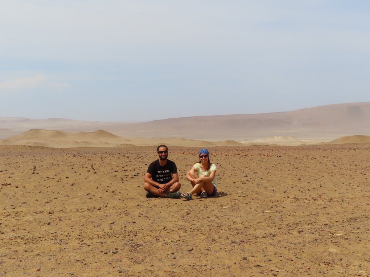 Uprostřed Reserva nacional de Paracas