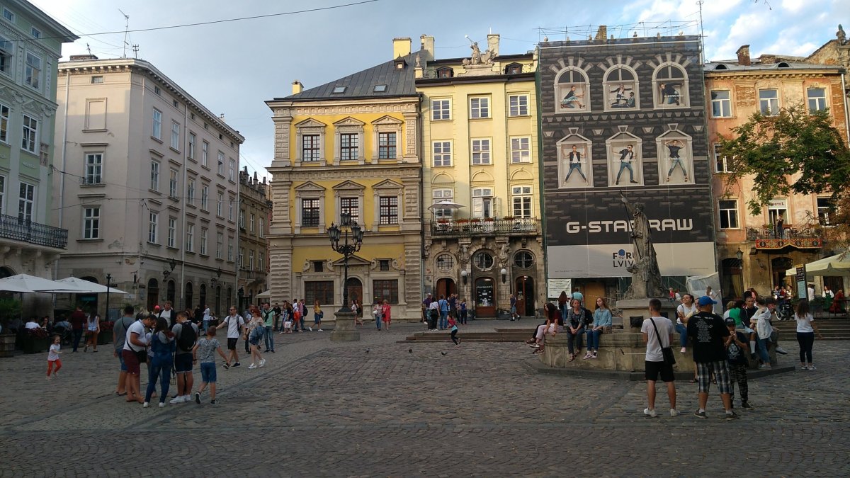 Architektura v centru Lvova