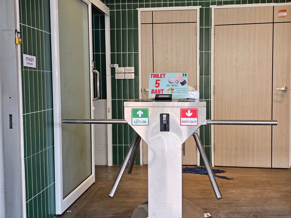 Tržiště Chatuchak, veřejné toalety