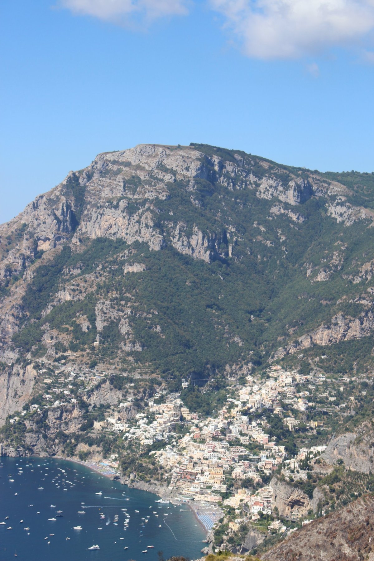 Výhled na Positano