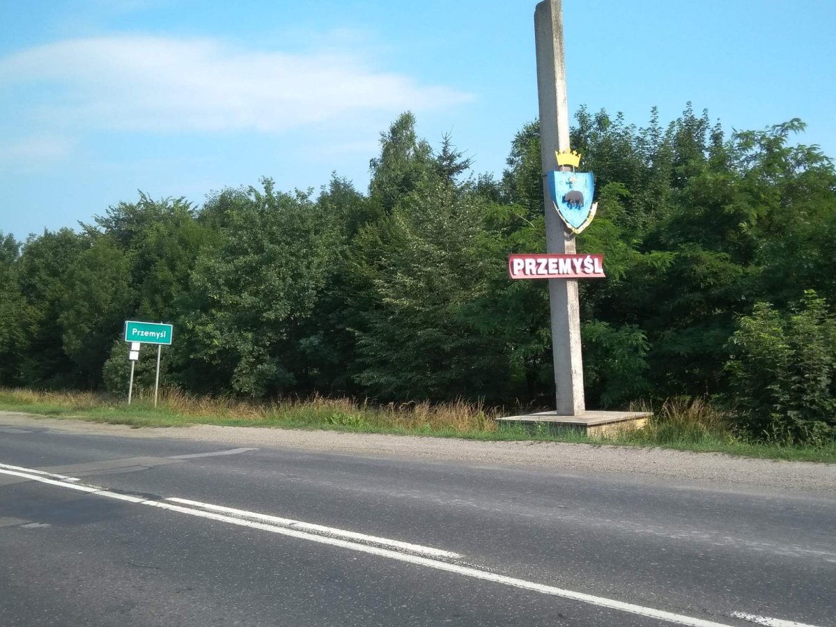 Poslední město v Polsku další cíl je Ukrajina