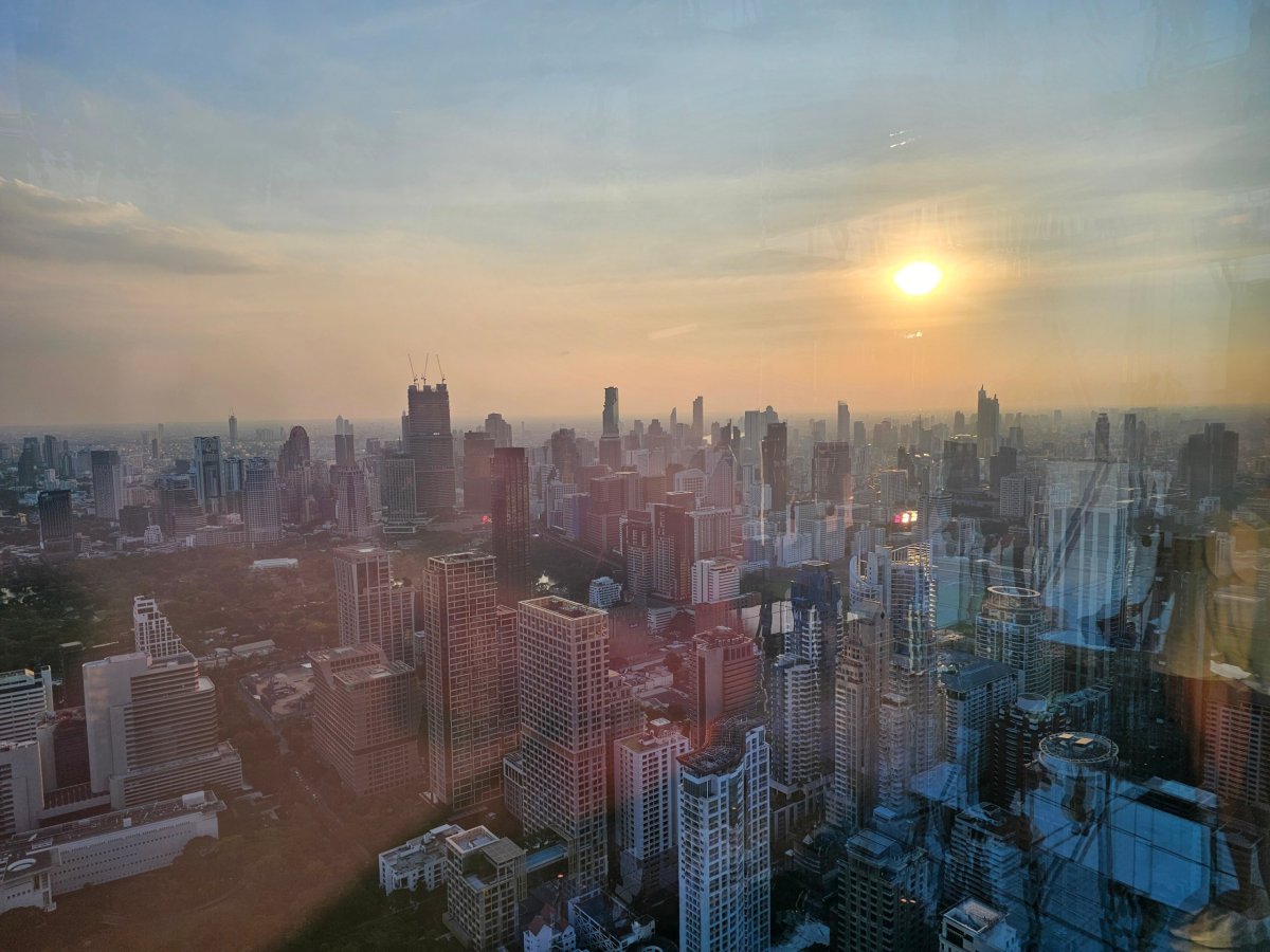Akara Sky Hanuman - výhled na Bangkok