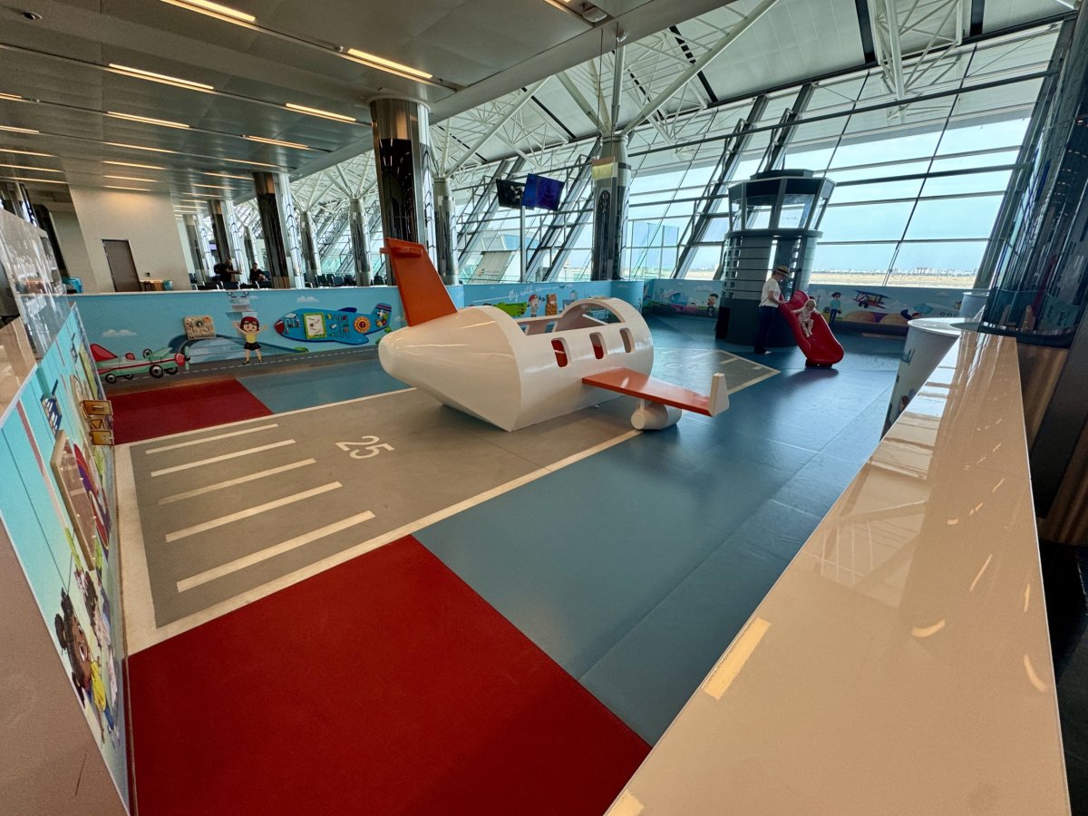 Dětský koutek na letišti