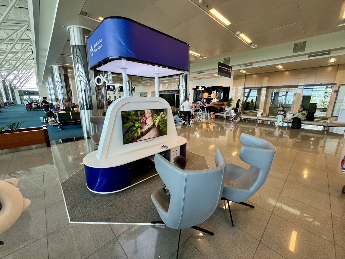 Koutek s herními konzolemi