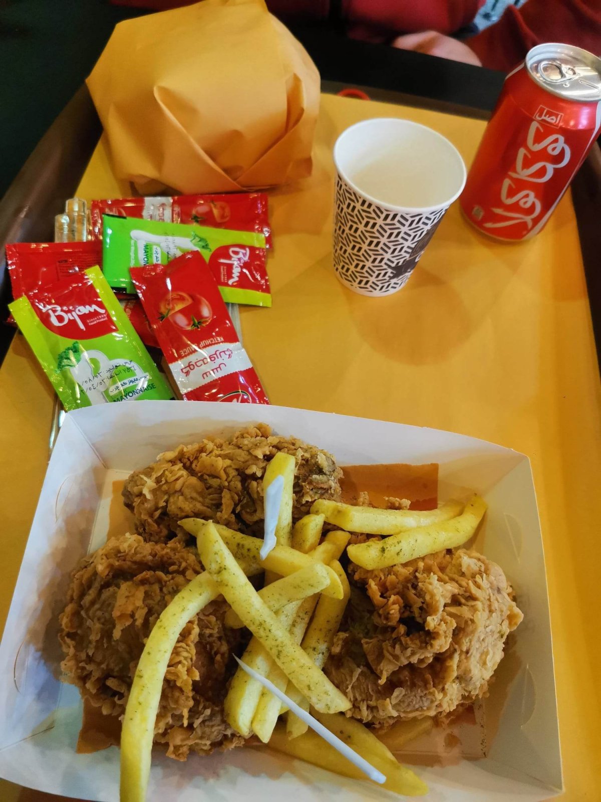 kuře ala KFC - letiště IKA 