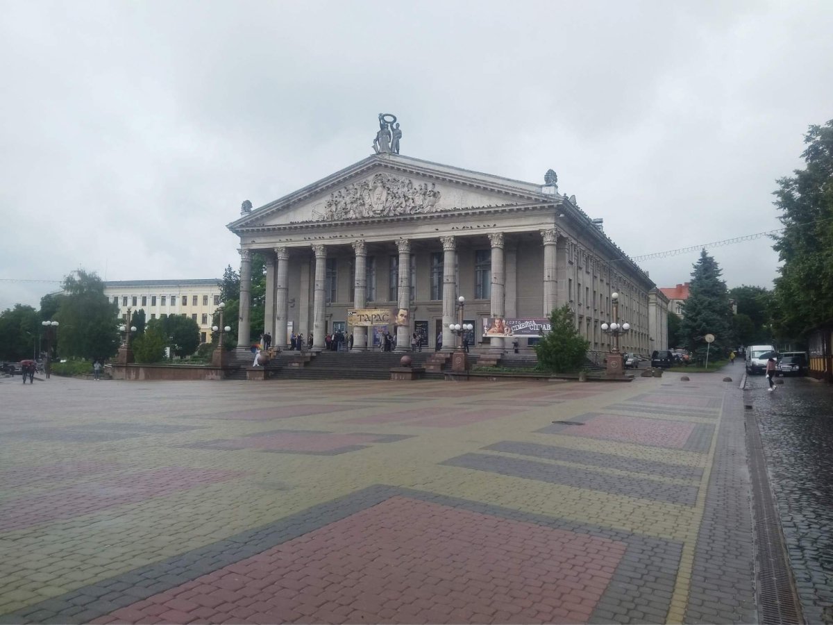 Thernopilske divadlo-Centrum města 