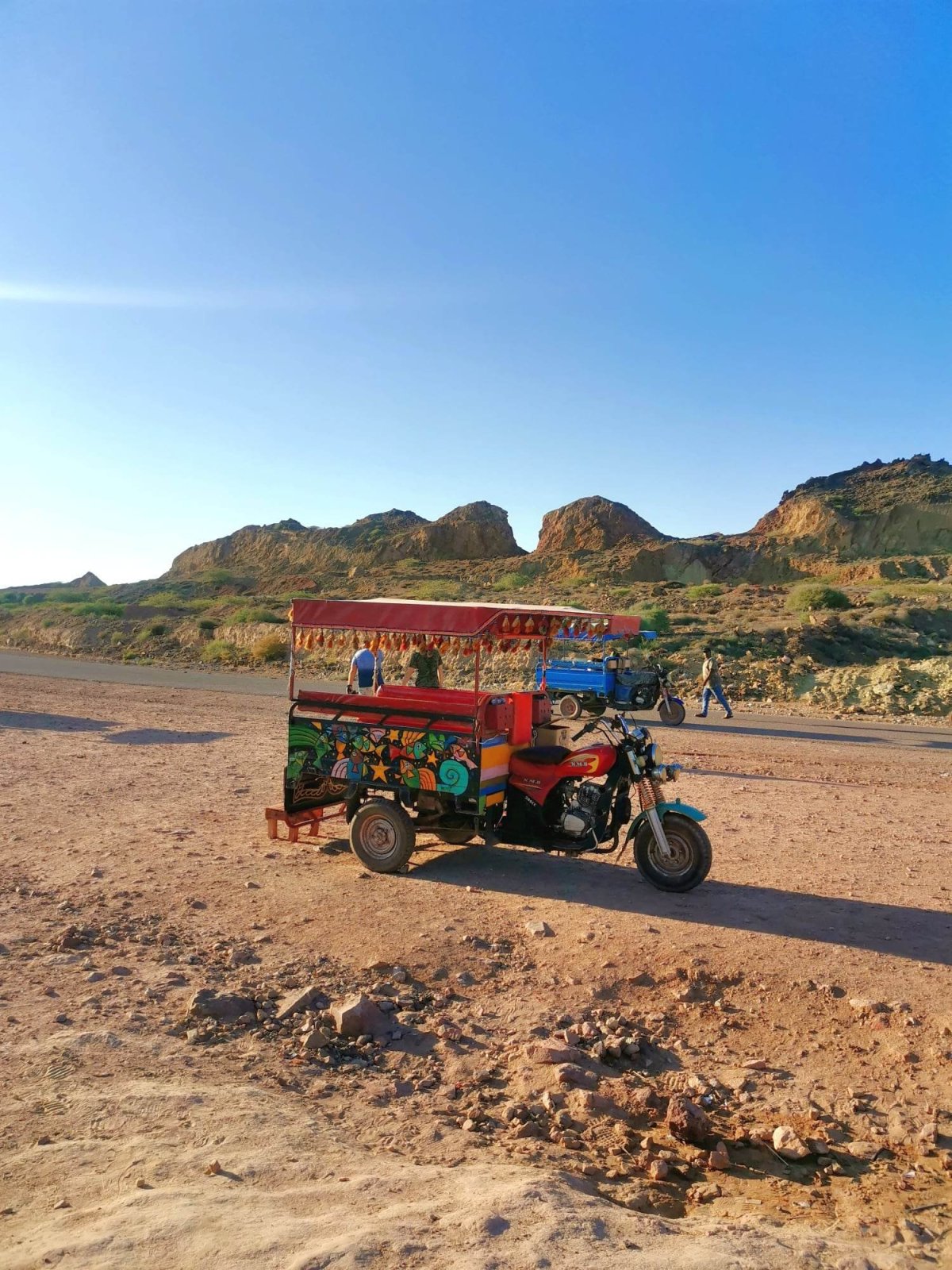 tuktuk na ostrově Hormuz