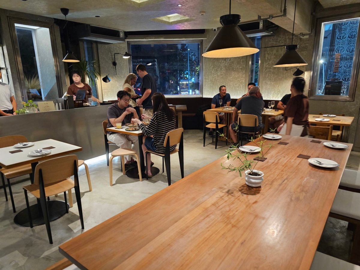 Aunglo - prostředí restaurace