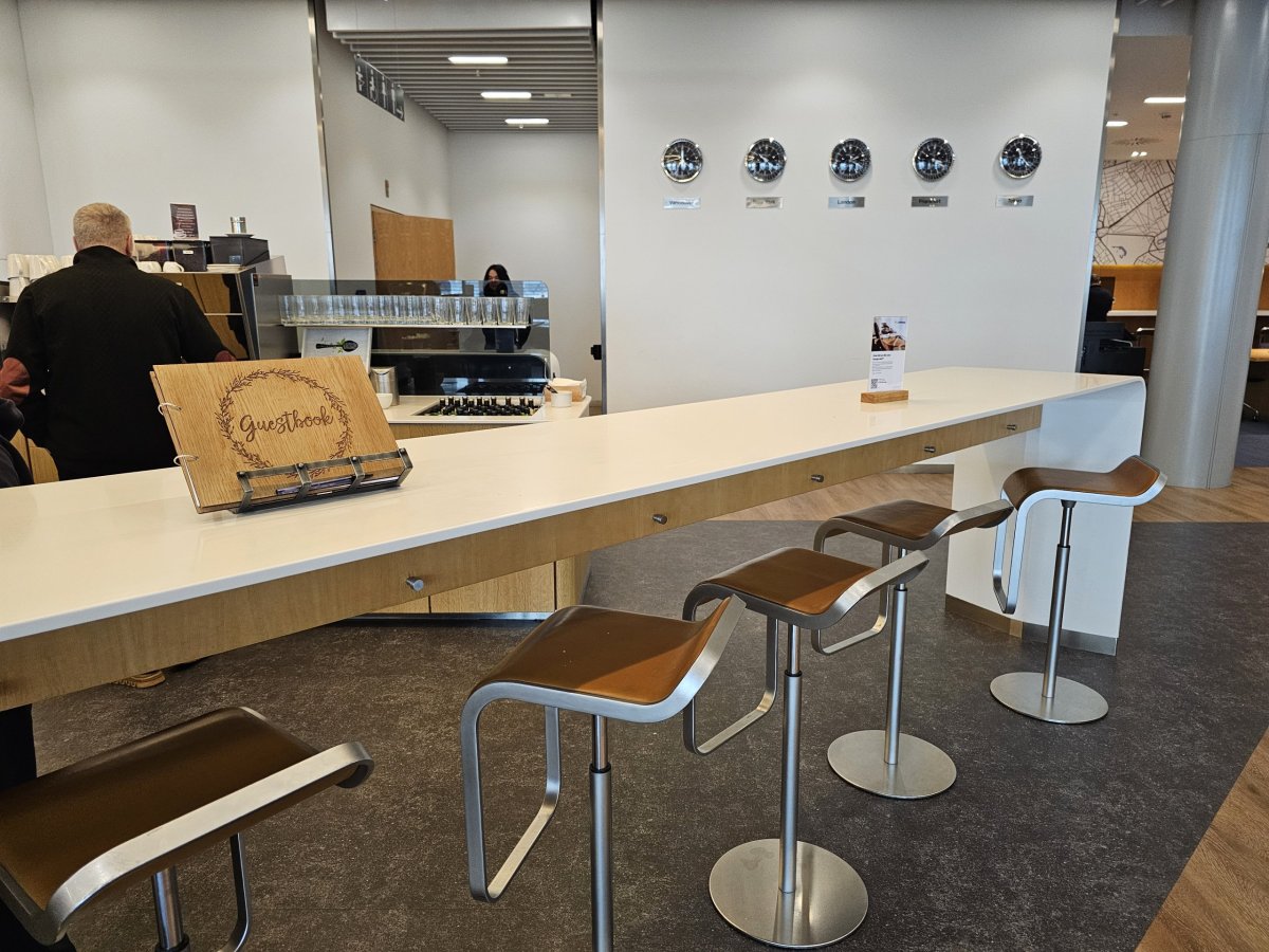 Sezení v business Lounge