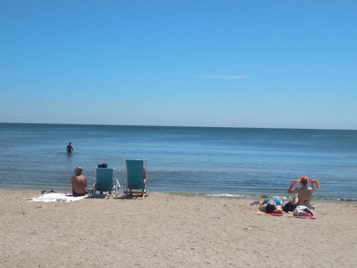 Mořská pláž u Oděssy