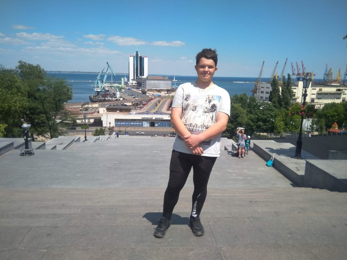 V cíli známé Potěmkinovy schody s výhledem na Černomořský přístav