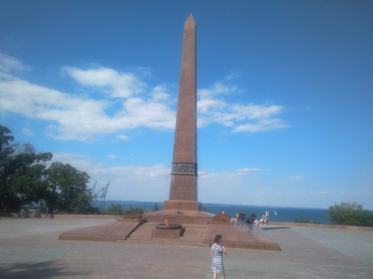 Věčný oheň námořníků v Oděsse 