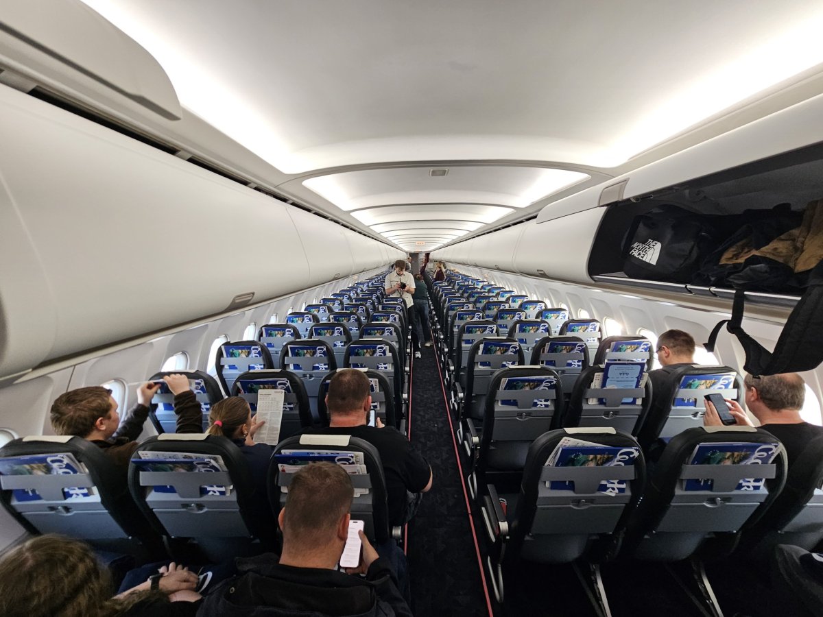 Interiér Airbusu A320